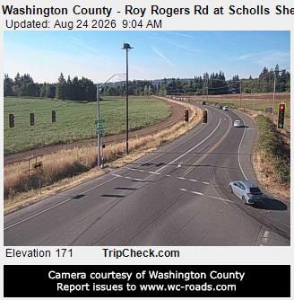 Sherwood: Washington County - Roy Rogers Rd at Scholls - Rd