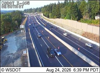 Hazelwood: I-405 at MP 8.8: SE 59th St