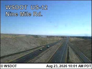 Touchet: US 12 at MP 317.97: Nine Mile Road