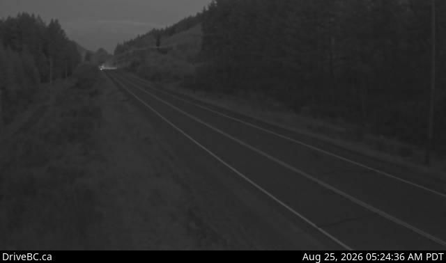 Area F › West: Hwy 18, mid-point between Hwy 1 turn-off and Cowichan Lake exit, looking west