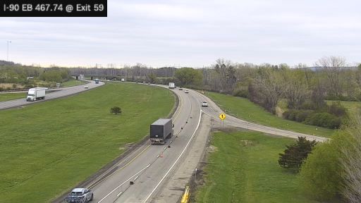 Reed Corners › East: I-90 at Interchange 59 (Dunkirk)