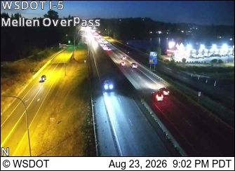 Centralia: I-5 at MP 81.6: Mellen St