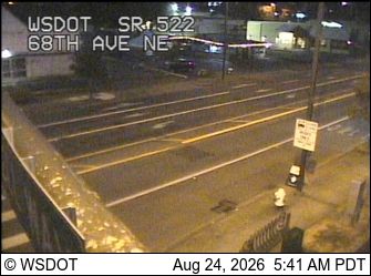 Kenmore: SR 522 at MP 7.2: 68th Ave