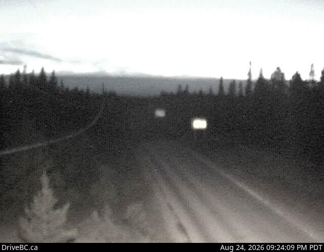 Anahim Lake › West: Hwy 20, near - about 140 km east of Bella Coola, looking west
