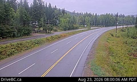 Area D › North: Hwy 97, north of Williams Lake near the turn off to the Bull Mountain ski area, looking north
