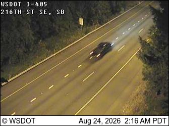 Brier: I-405 at MP 27.4: 216th St SE