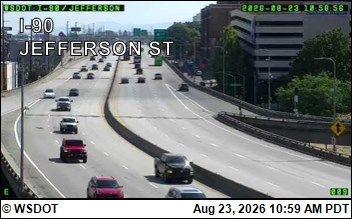 Spokane: I-90 at MP 280.9: Jefferson