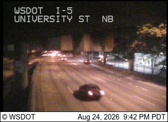 Seattle: I-5 at MP 165.8: University St, NB