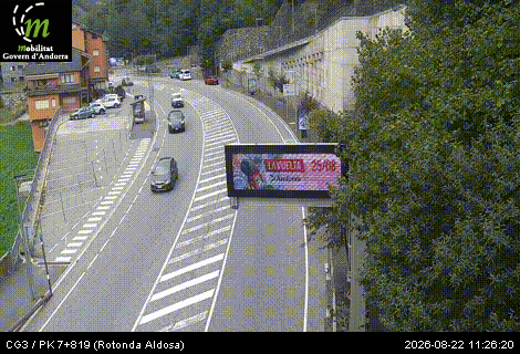 l'Aldosa de la Massana: CG3 - PK 7+819 (Rotonda Aldosa) - 1.250 metres