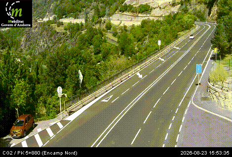 les Bons: CG2 - PK 5+880 (Encamp Nord) - 1.330 metres
