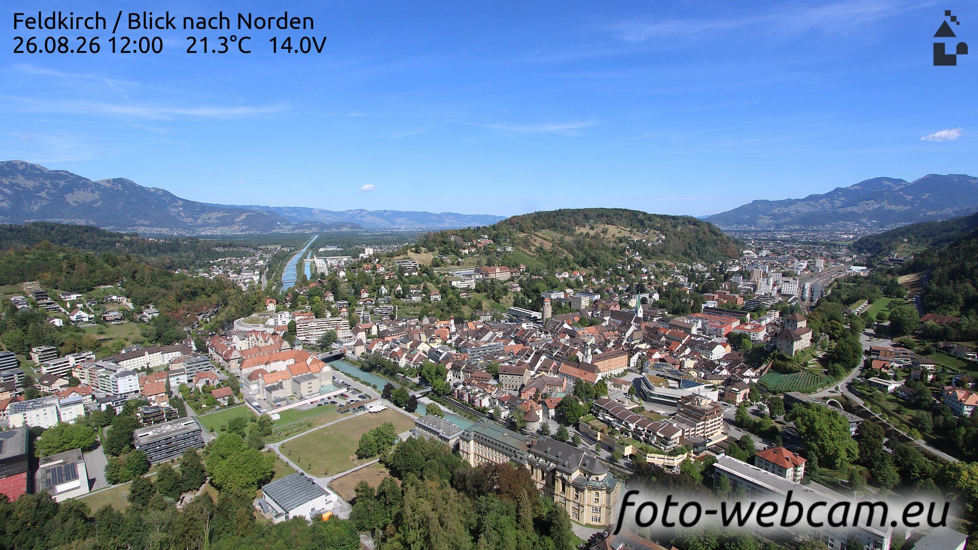 Stadt Feldkirch: Feldkirch - Blick nach Norden