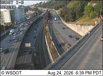 Seattle: I-5 at MP 167: Mercer St