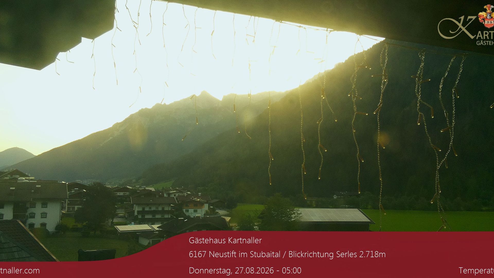 Gemeinde Neustift im Stubaital › East: Gästehaus Kartnaller *** - Neustift im Stubaital - Serles - Patscherkofel