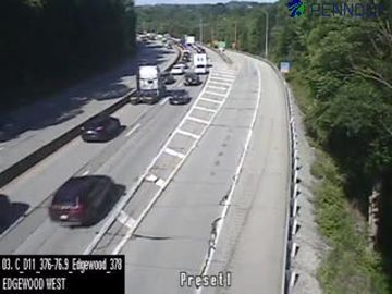Edgewood: I-376 WB @ EXIT - DR/SWISSVALE