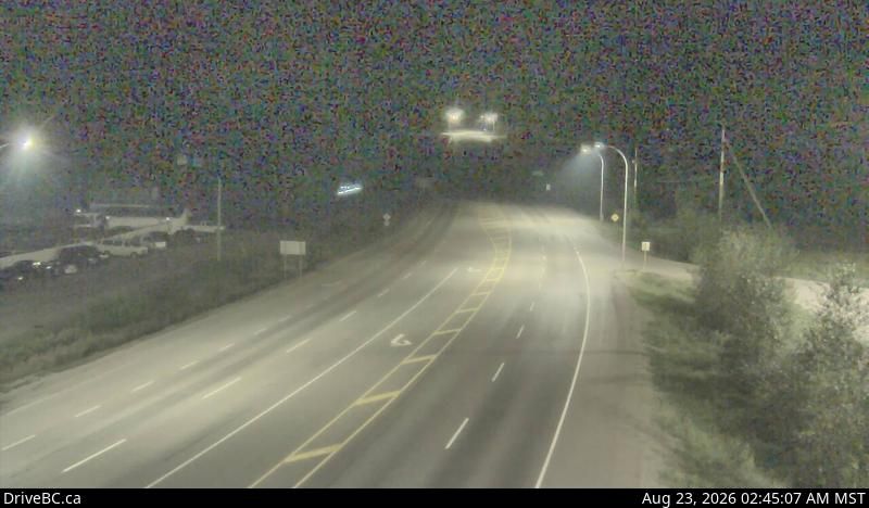 Taylor › South: Hwy 97 at Big Bam Road in South - looking south