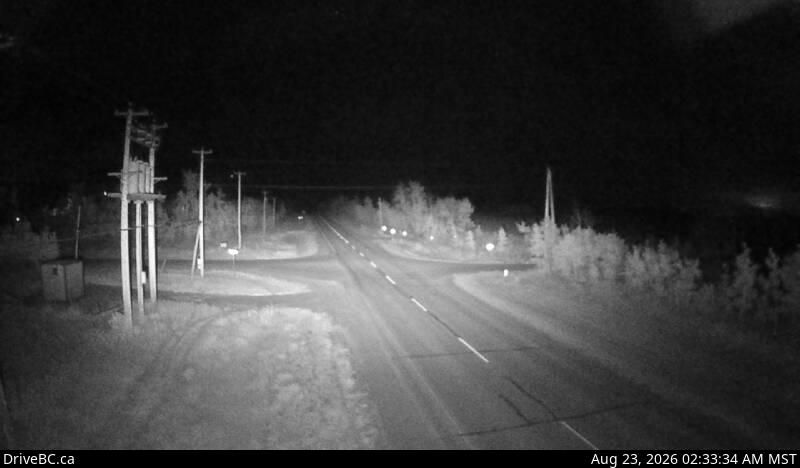Cecil Lake › East: Road at 243rd Rd, looking east