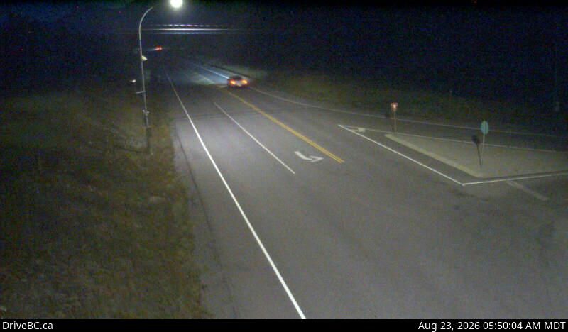 Sparwood › North: Hwy 43, between - and Elkford at Line Creek Mine Rd., looking north