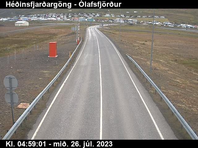 Svalbarseyri: Héðinsfjarðargöng Ólafsfjarðarmegin