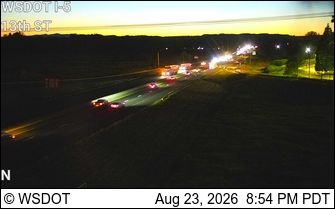 Chehalis: I-5 at MP 76.5: 13th St