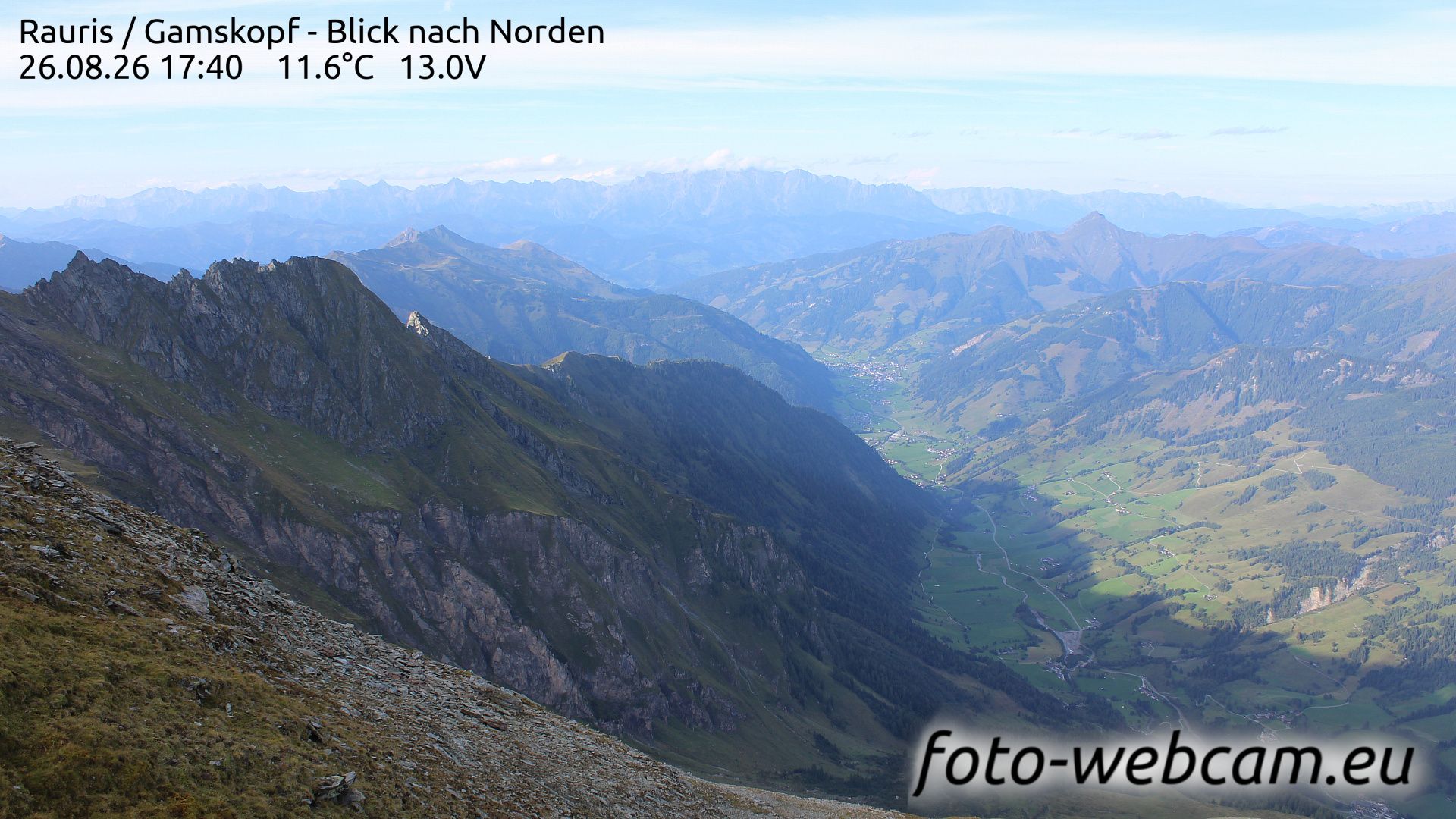 Rauris: Gamskopf - Blick nach Norden