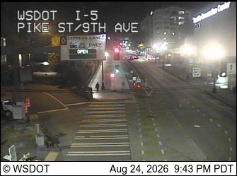 Seattle: I-5 at MP 165.9: Pike St/9th Ave