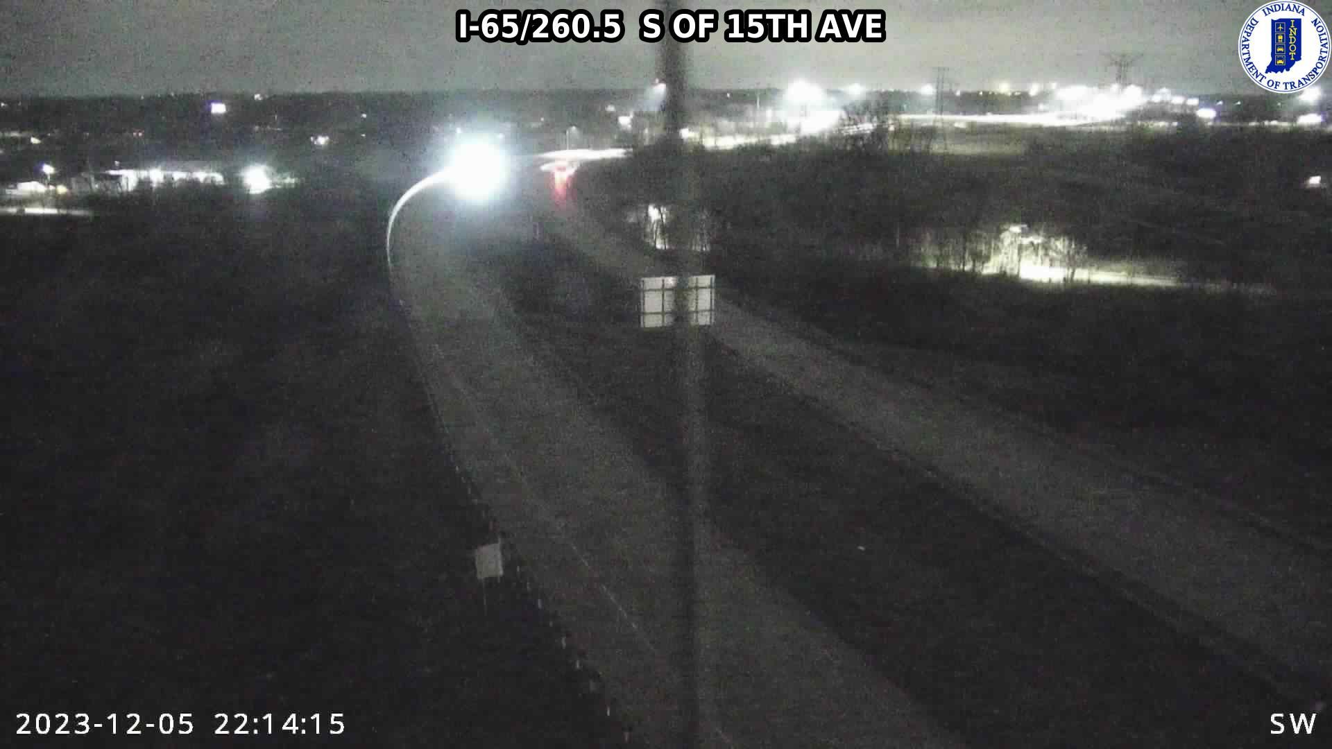 Gary: I-65: I-65/260.5 S OF 15TH AVE: I-65/260.5 S OF 15TH AVE