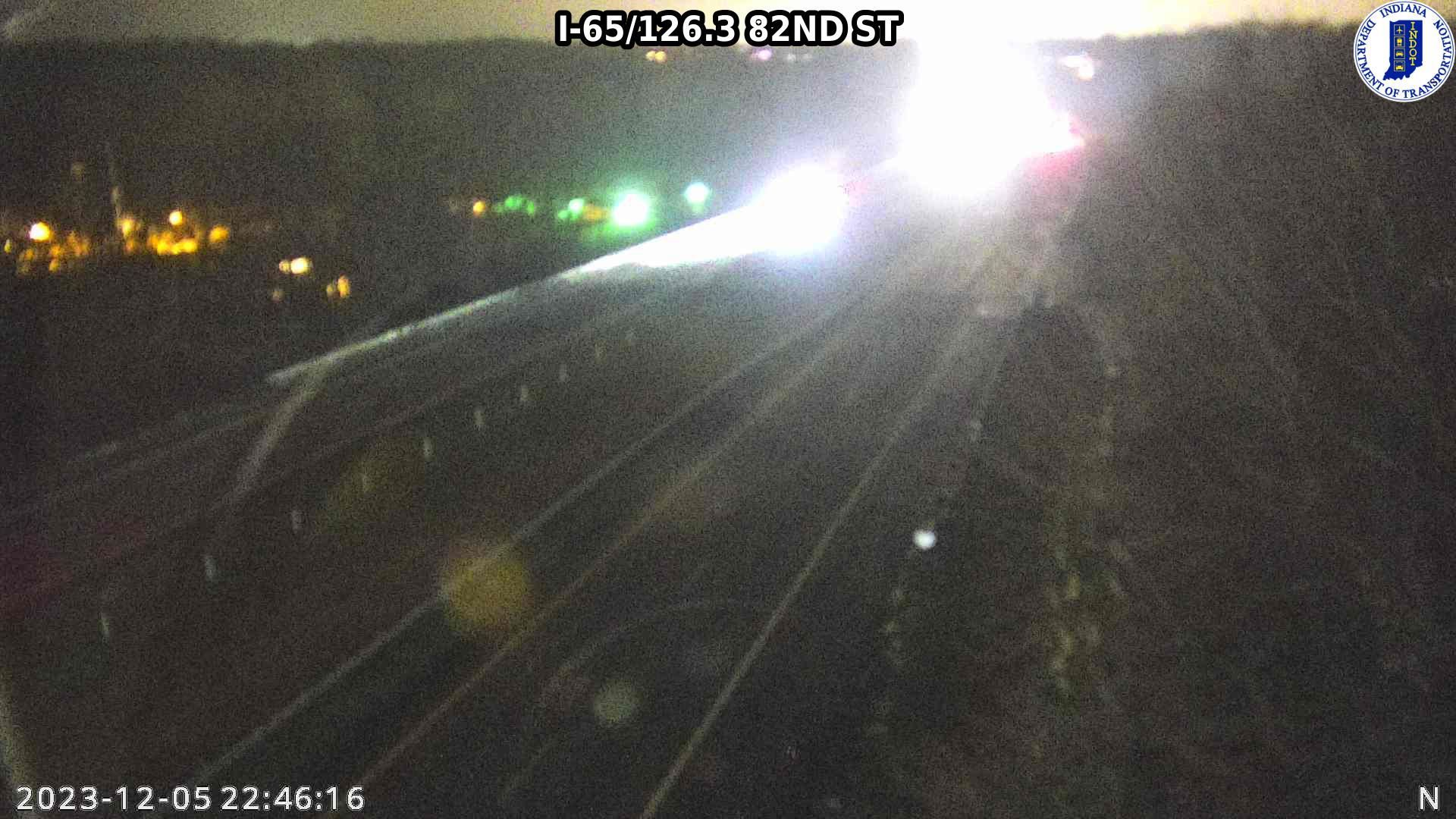 Indianapolis: I-65: I-65/126.3 82ND ST