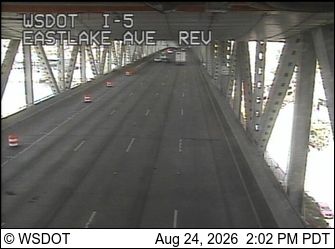 Seattle: I-5 at MP 168.5: Eastlake Ave Express Lanes