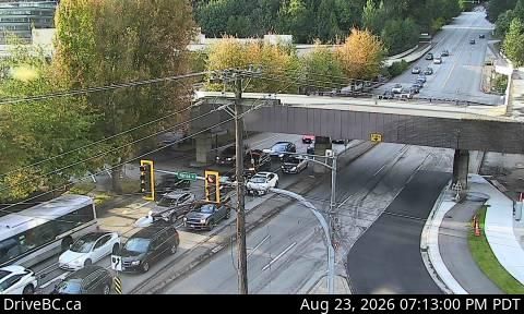 West Vancouver › North: Taylor Way at Marine Drive, looking north on Taylor Way
