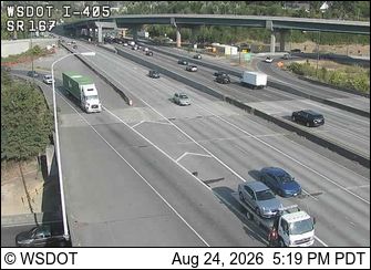 Renton: I-405 at MP 2.2: SR 167 Interchange