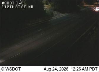 Everett: I-5 at MP 187.9: 112th St SW, NB