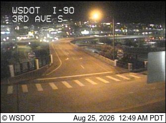 Seattle: I-90 at MP 2: 3rd Ave S and Edgar Martinez Dr
