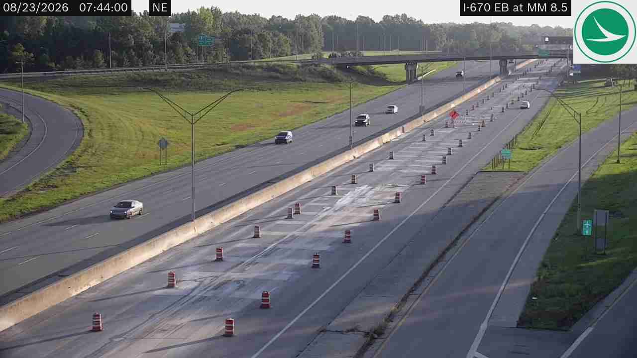 East Columbus: I-670 EB at MM 8.5, Cassady Ave