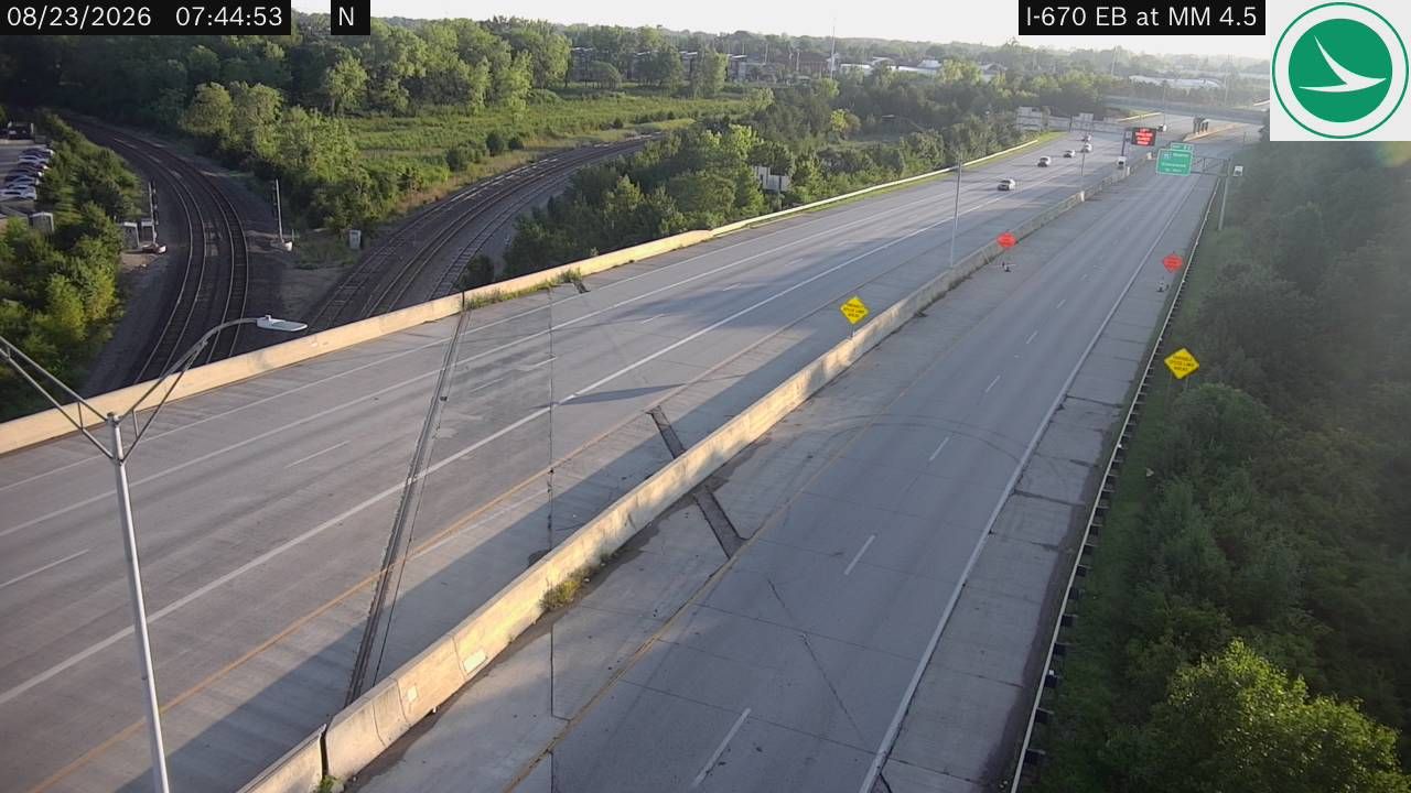 Fort Hayes: I-670 EB at MM 4.5