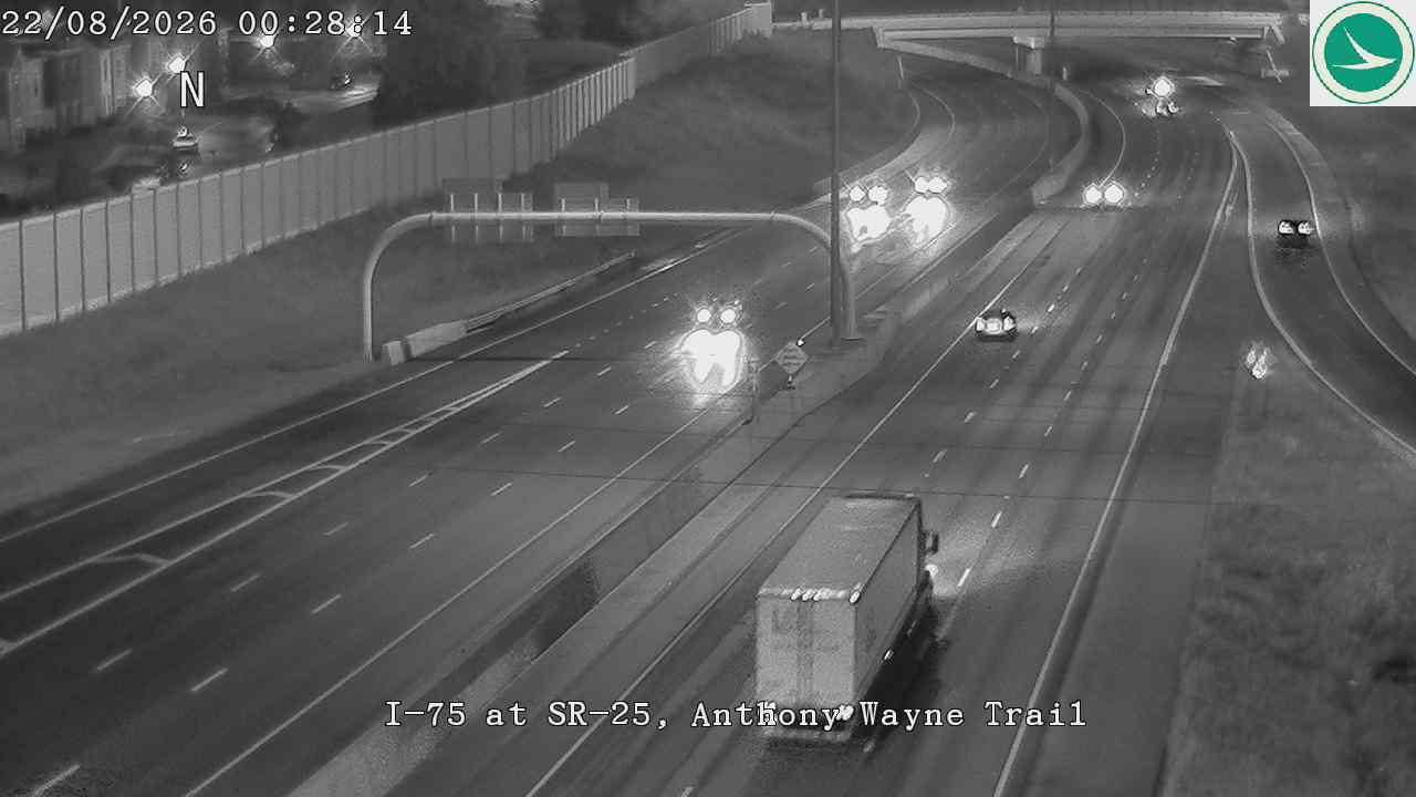 Toledo: I-75 at SR-25, Anthony Wayne Trail