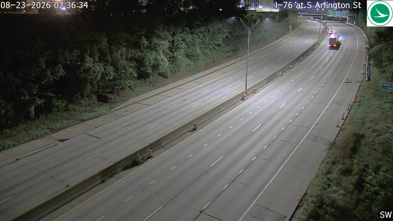 Akron: I-76 at S Arlington St