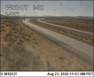 Badger › North: I-82 at MP 102.5: I-182 Interchange