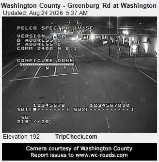 Beaverton: Washington County - Greenburg Rd at Washington Square Rd