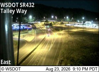 Kelso: SR 432 at MP 9.8: Talley Way