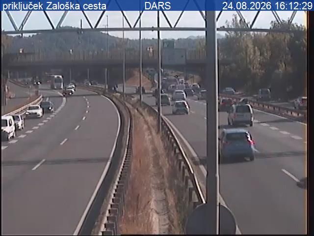 Fuzine: A1/E57, Ljubljana - vzhodna obvoznica, priključek Zaloška cesta