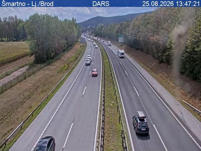 Sentvid pri Sticni: A2/E61, Karavanke - Ljubljana, odsek Lj.- Šentvid - Šmartno