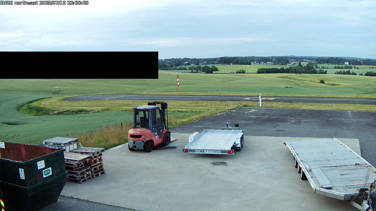 Rakkestad prestegard: Rakkestad Airport (northeast)