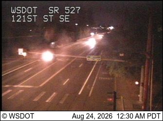 Everett: SR 527 at MP 9.5: 121st St SE