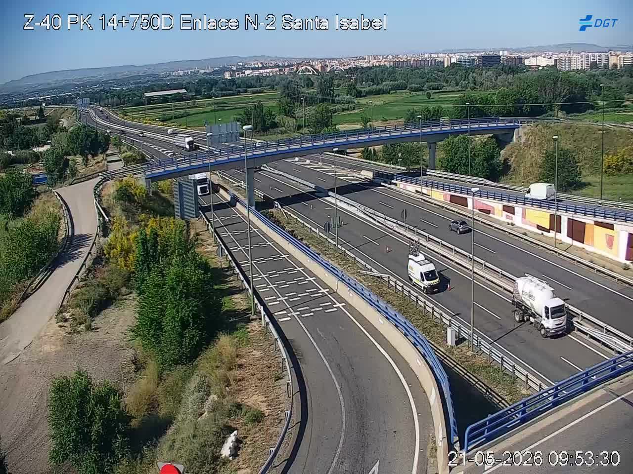 Zaragoza: Santa Isabel - CV-314 - Z-40 - A-23 - Autovía Mudéjar