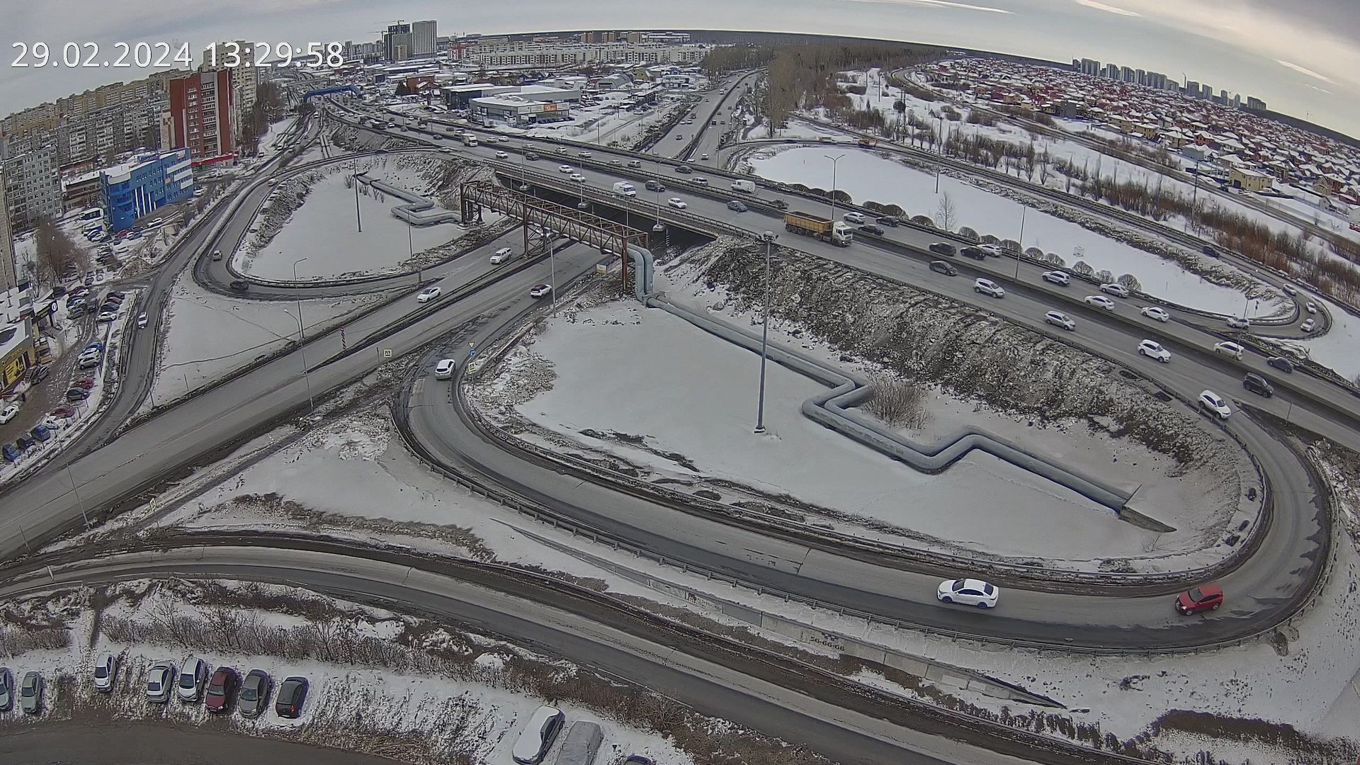 Tyumen: Развязка Червишевский тракт - Федюнинского