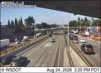 Seattle: I-5 at MP 168: Roanoke St Express Lanes