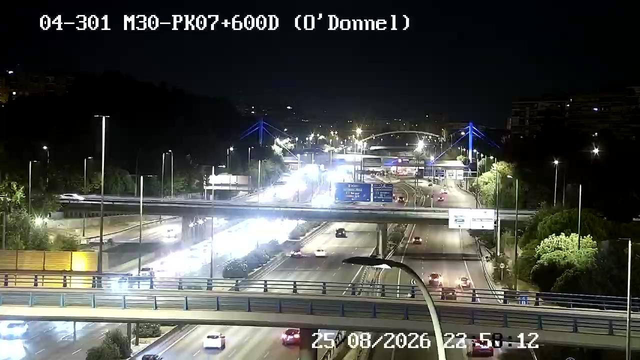 Madrid: M30 - PK07+600 D (O'DONNELL)