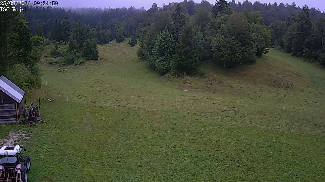 Vojsko › North: cross-country ski center - Idrija: cross-country ski center