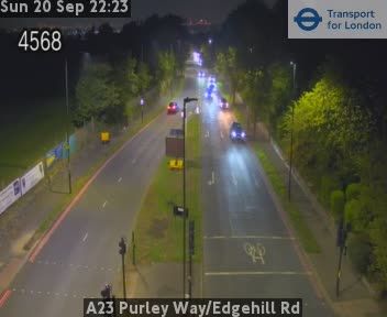 Croydon: A23 Purley Way/Edgehill Rd