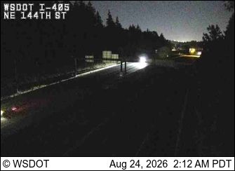 Kirkland: I-405 at MP 21.8: NE 144th St